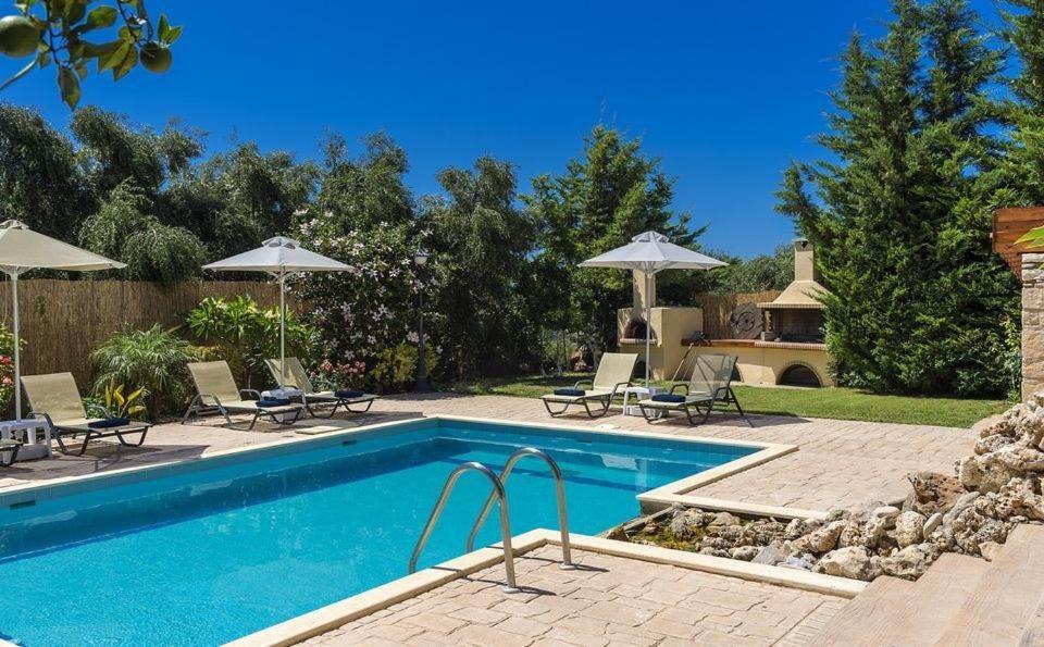 Exclusive Crete Villa Villa Citrus 3 Bedroom Private Pool Rethymnon Asterion Exterior photo